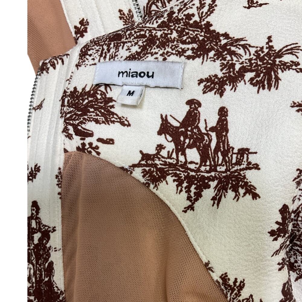 Miaou Structured Coffee Imogene Tank Top Size M - Picture 4 of 6